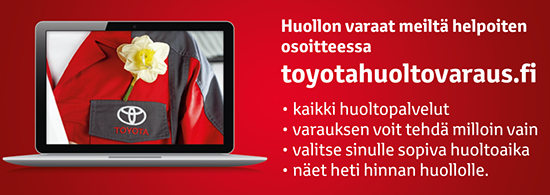 VARAA TOYOTA MERKKIHUOLTO!